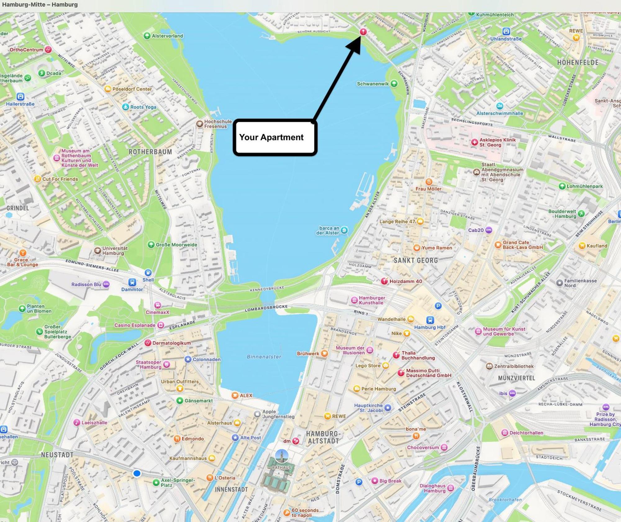 The Suites Alster Waterfront Family Apartments Hamburg-Harburg Exteriör bild